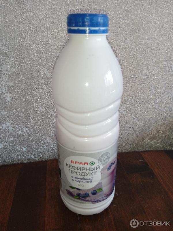 Продукт кефирный Spar с голубикой и черникой 1,0 фото