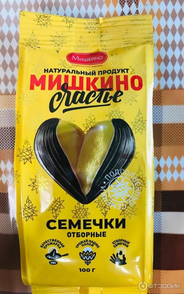 Отзыв о Семечки подсолнечника обжаренные Мишкино счастье "Отборные ...