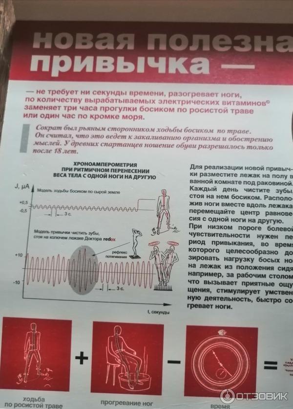 Отзыв о Лежак доктора Редокс "Электрические витамины" | Массаж не ...