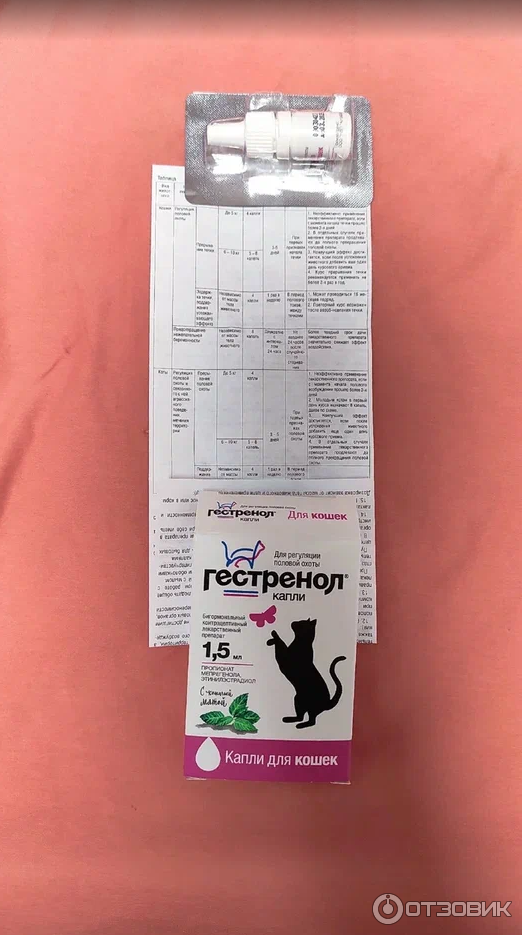 Гестренол Для Кошек Капли Цена