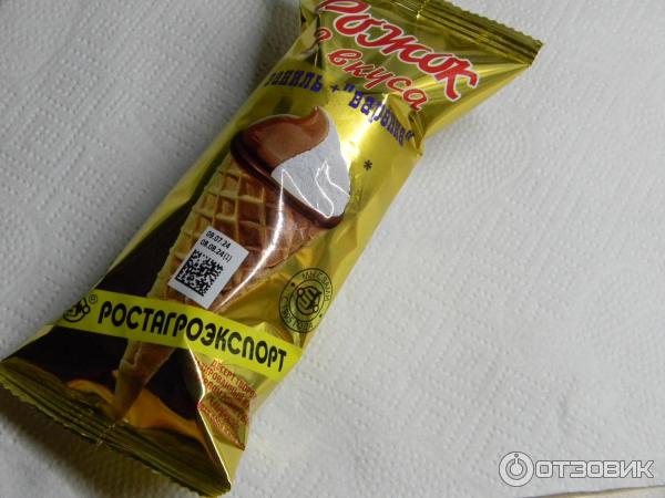 Отзыв о Творожный десерт Ростагроэкспорт "Рожок" | Интересный десерт с ...
