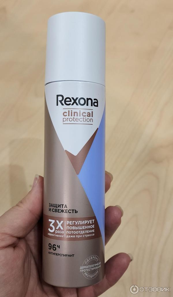 Антиперспирант-спрей Rexona Clinical Protection Защита и Свежесть фото