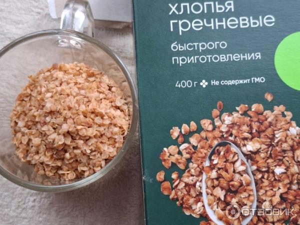 Отзыв о Хлопья гречневые быстрого приготовления Маркет Перекресток ...