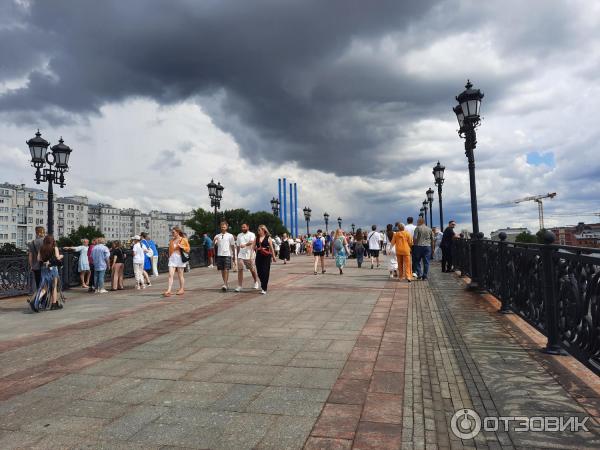 Смотровая площадка храма Христа Спасителя (Россия, Москва) фото