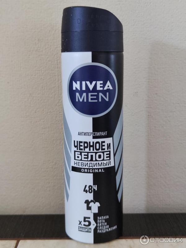 Антиперспирант мужской Nivea Men Невидимый для черного и белого фото