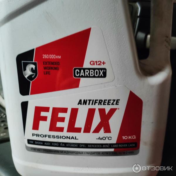 Отзыв о Антифриз Felix Professional G12+ | Достойная охлаждающая жидкость.