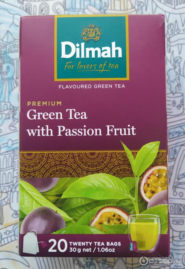 Отзыв о Чай Dilmah c ароматом маракуйи | Приятный зелёный чай с легким ...