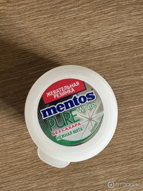 Жевательная резинка Mentos Pure White фото