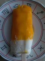 Пломбир ванильный в апельсиновой глазури "Чистая Линия" фото