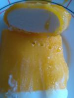 Пломбир ванильный в апельсиновой глазури "Чистая Линия" фото