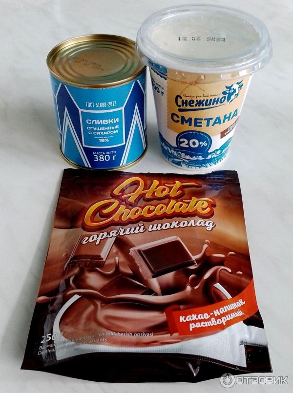 Сметана Снежино фото