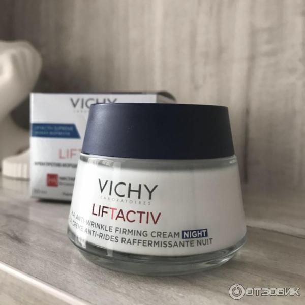 Ночной крем-уход против морщин для упругости и увлажнения Vichy Liftactiv Supreme фото
