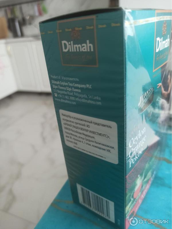 Чай Dilmah крупнолистовой фото