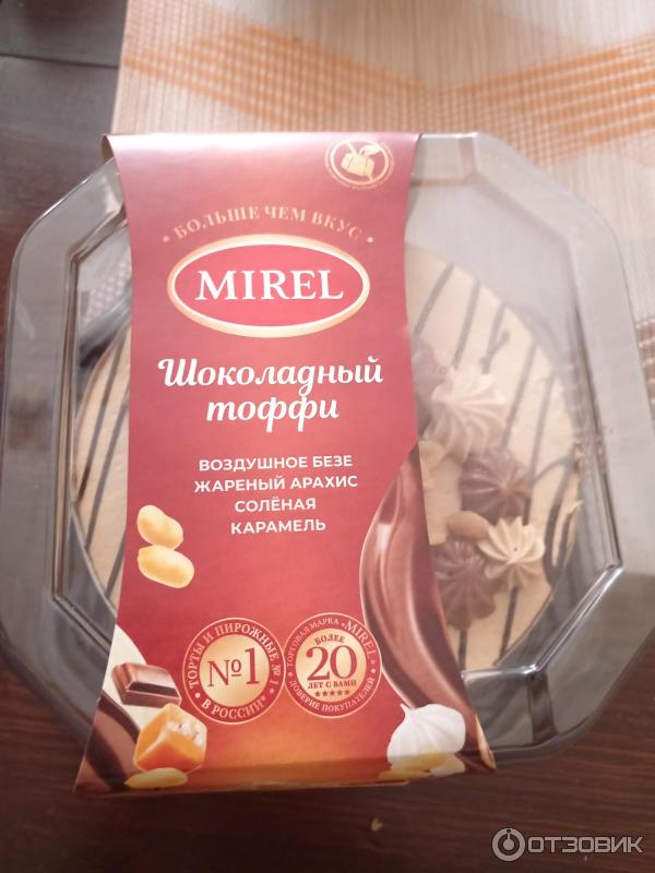 Отзыв о Торт Mirel "Шоколадный тоффи" | Для любителей Сникерс, здесь ...