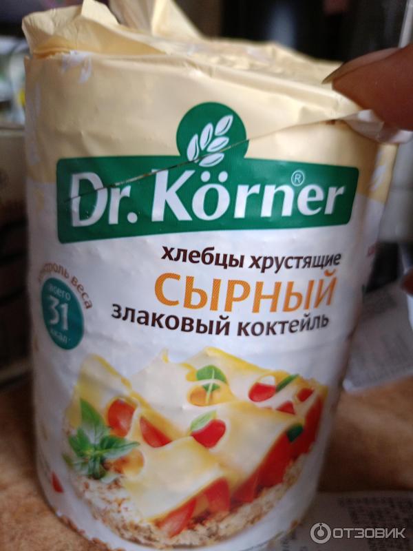 Хлебцы хрустящие Dr. Korner Злаковый коктель сырные фото