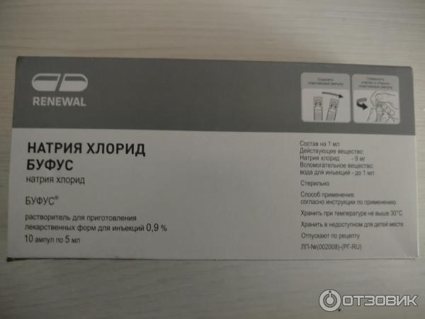 Натрия хлорид буфус Renewal фото