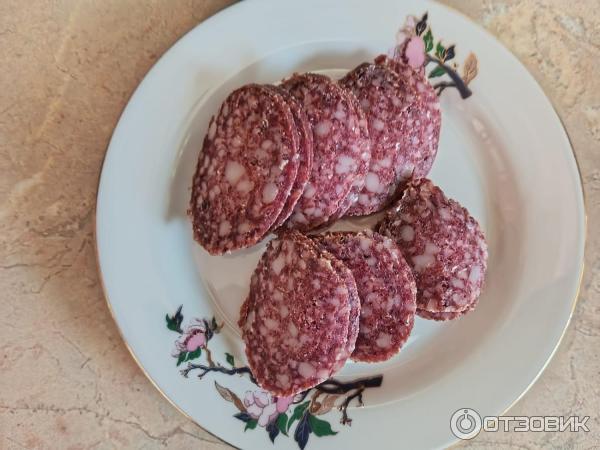 Колбаса сырокопченая Брянский мясокомбинат Салями венская фото