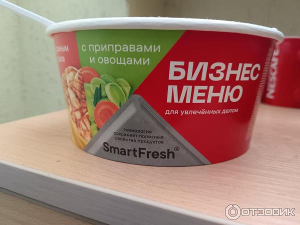 Отзыв о Пюре картофельное с курицей Бизнес меню | Отличная пюрешка