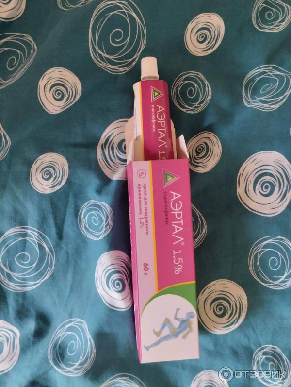 Крем для наружного применения Gedeon Richter Аэртал 1.5 фото