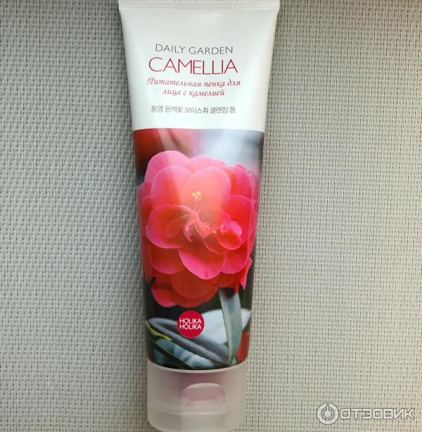 Пенка для умывания Holika Holika Daily Garden Cleansing Foam Tongyeong Camelia Moisture фото