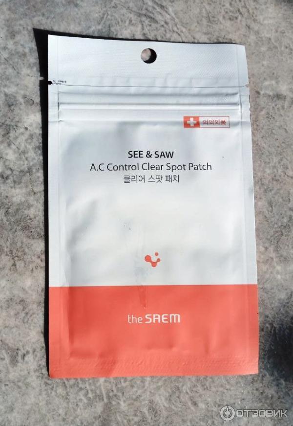 Патчи от прыщей The SAEM See Saw A.C Control Clear Spot Patch