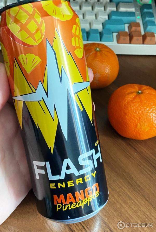 Энергетический напиток FLASH ENERGY Манго фото