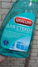 Средство для мытья стекол, пластика и зеркал Unicum фото