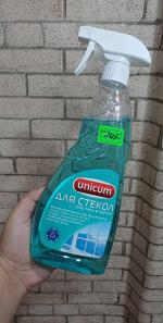 Средство для мытья стекол, пластика и зеркал Unicum фото