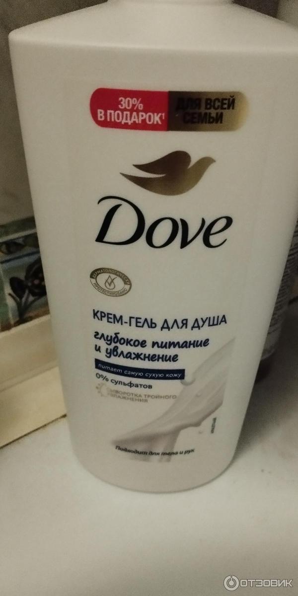 Крем-гель для душа Dove глубокое питание и увлажнение фото