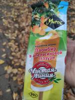 Пломбир ванильный в апельсиновой глазури "Чистая Линия" фото