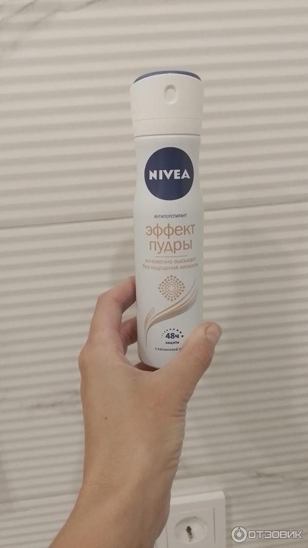 Дезодорант-антиперспирант Nivea Эффект пудры спрей фото