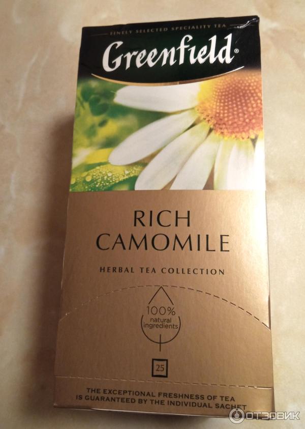 Чай Greenfield Rich Camomile фото