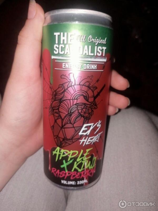 Энергетический напиток The Scandalist Energy Drink Ex39s Heart фото