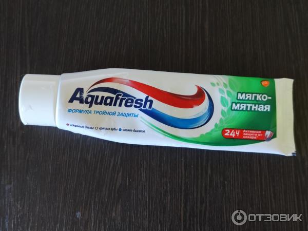 Зубная паста Aquafresh Формула тройной защиты фото