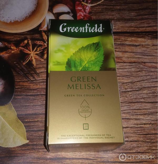 Отзыв о Чай зеленый с мелиссой "Greenfield" Green Melissa ...