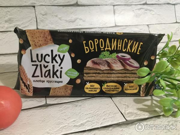 Хлебцы зерновые Lucky Zlaki Бородинские фото