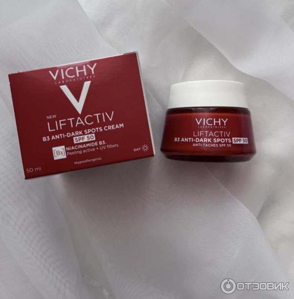 Дневной крем против пигментации Vichy Collagen SPF 50 с витамином B3 фото