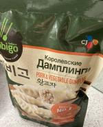 Дамплинги Bibigo "Королевские со свининой и овощами" фото