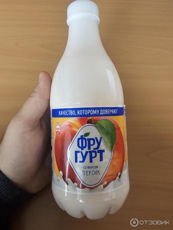 Отзыв о Напиток кисломолочный Фругурт "Персик" | Персик в молоке.