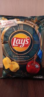 Чипсы Lay's "Рождественское яблоко в карамели" фото
