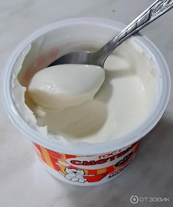 Отзыв о Сметана Тольяттимолоко 20% | Вкусно, но чуть пресновато...