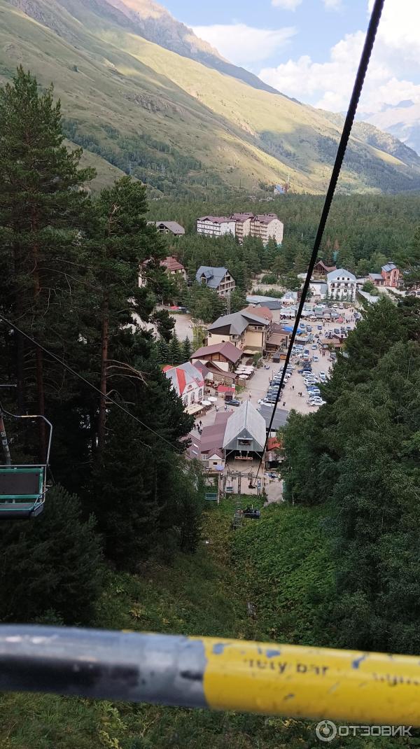 Канатная дорога на горе Чегет (Россия, Кабардино-Балкария) фото