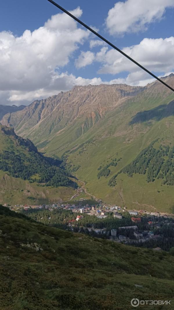 Канатная дорога на горе Чегет (Россия, Кабардино-Балкария) фото