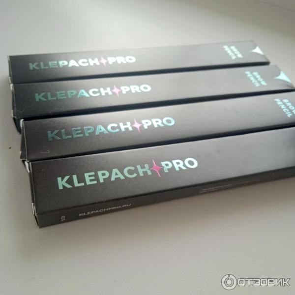 Карандаш для бровей Klepach.pro автоматический с щеточкой фото