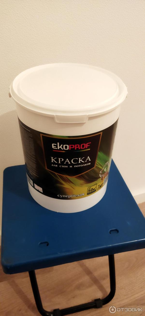 Отзыв о Краска для стен и потолков Akrimax Eco prof | Для кладовой ...