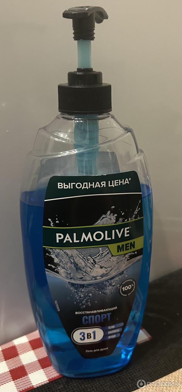 Гель для душа Palmolive Men Спорт восстанавливающий 3 в 1 фото