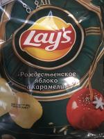 Чипсы Lay's "Рождественское яблоко в карамели" фото