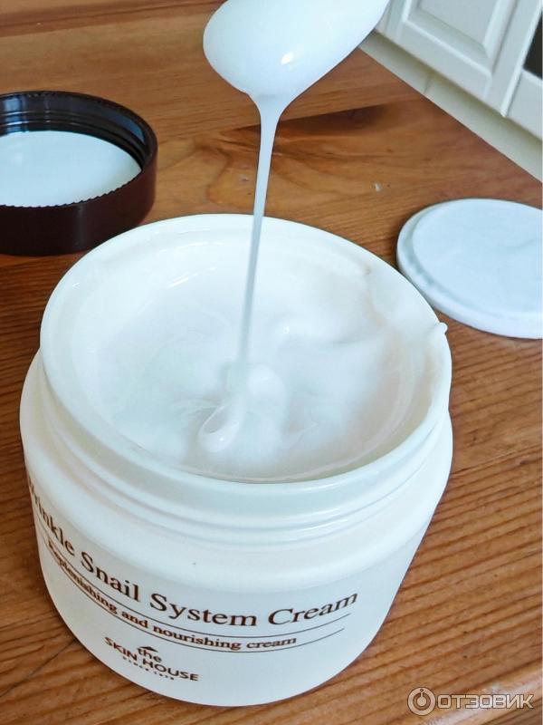 Улиточный крем для лица The Skin House Wrinkle Snail System Cream фото