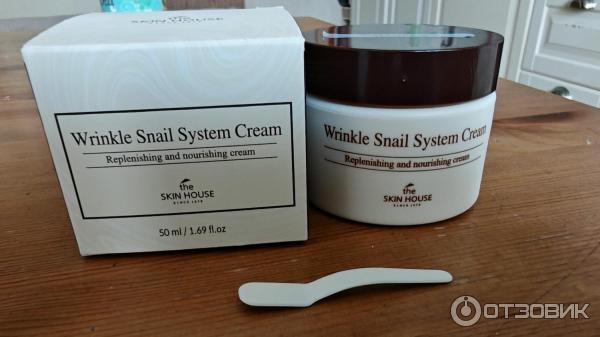 Улиточный крем для лица The Skin House Wrinkle Snail System Cream фото