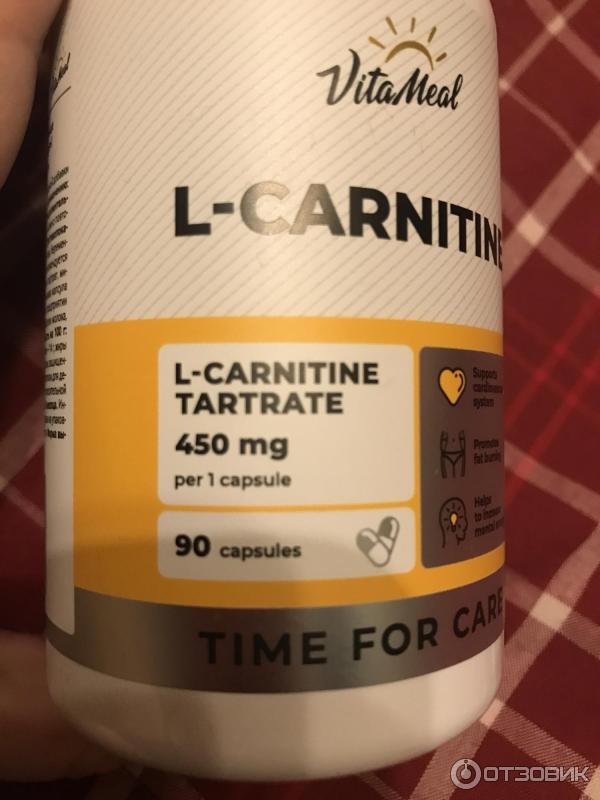 БАД VitaMeal L-carnitine tartrate фото